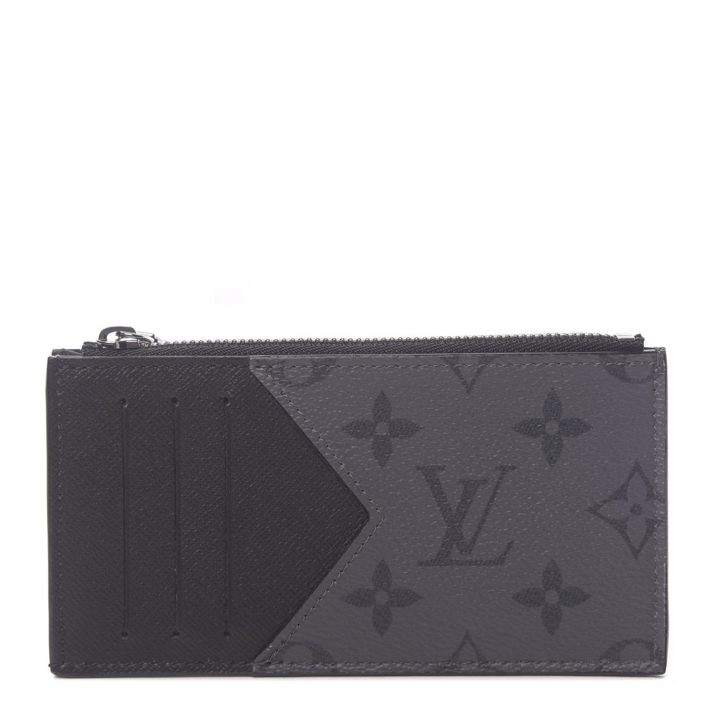 Reverse Monogram Eclipse Taiga Coin Card Holder