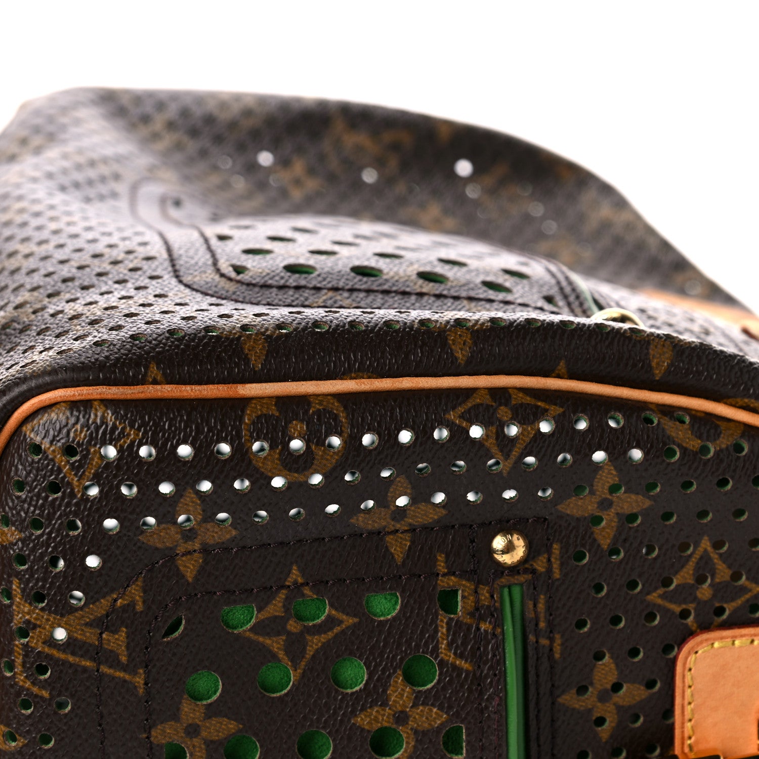 Louis Vuitton Monogram Perforated Speedy 30 Green 17 of 25