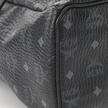 MCM Visetos Studded Medium Stark M Backpack Black 12 of 14