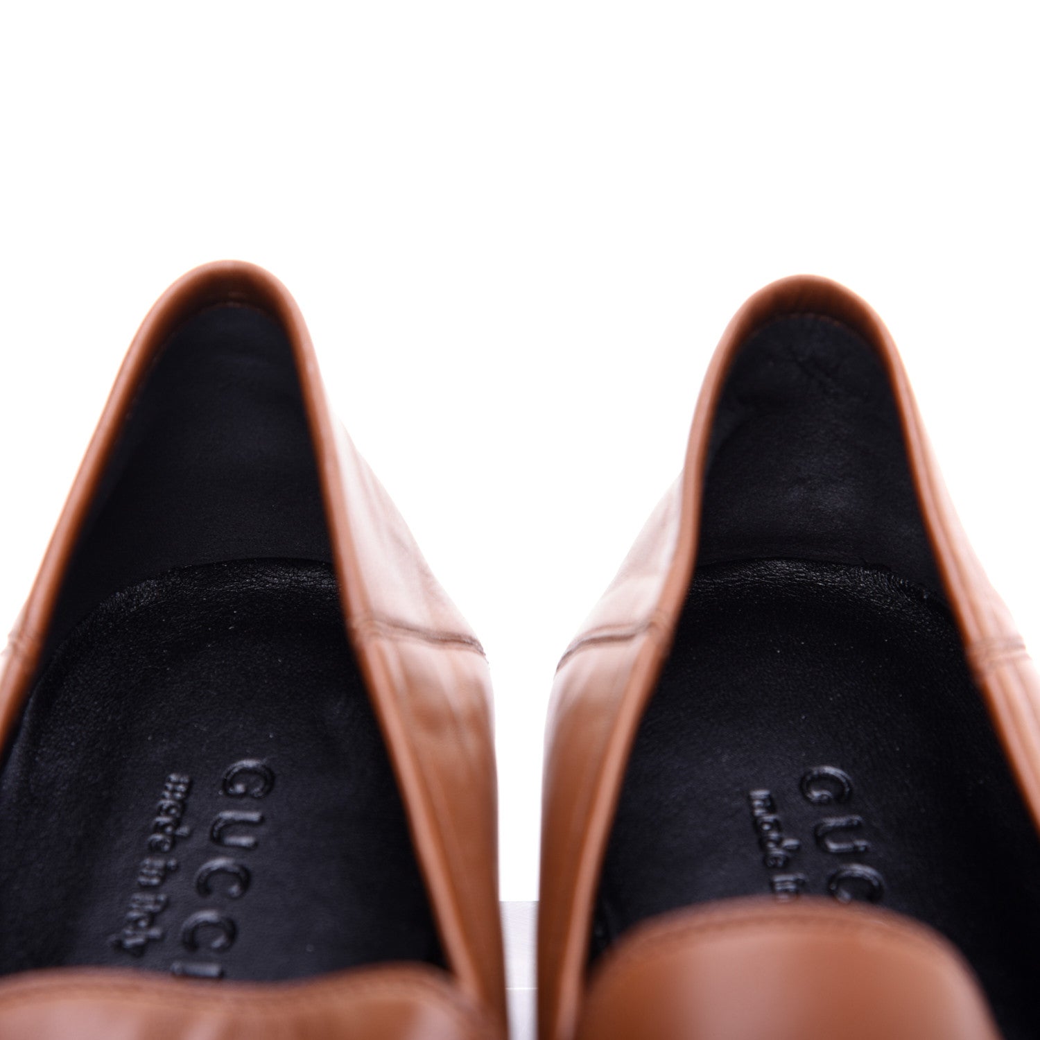 Gucci Lambskin Mens Brixton Horsebit Loafers 10 Brown 11 of 12