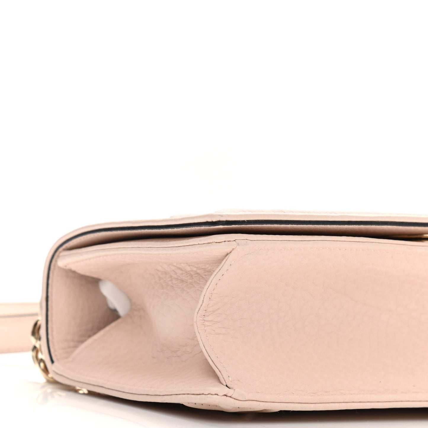 Grained Calfskin Small Diorama Flap Bag Rose Poudre