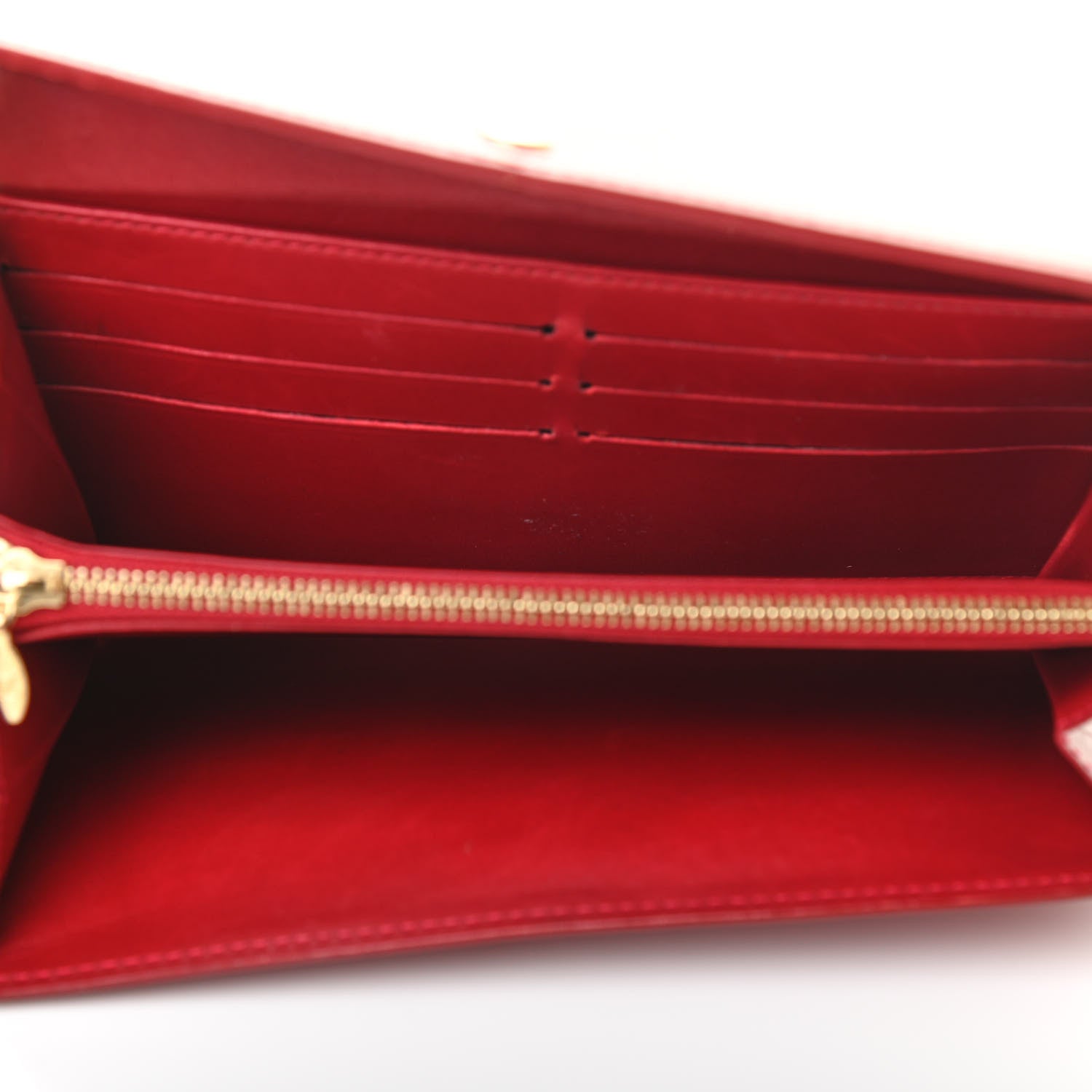 Louis Vuitton Vernis Sarah Wallet Pomme D'Amour 5 of 9