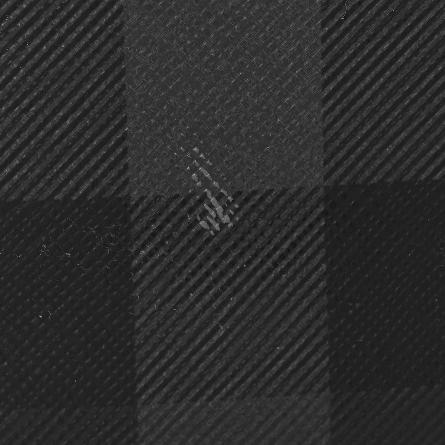 E-canvas Check Cason Bum Bag Charcoal