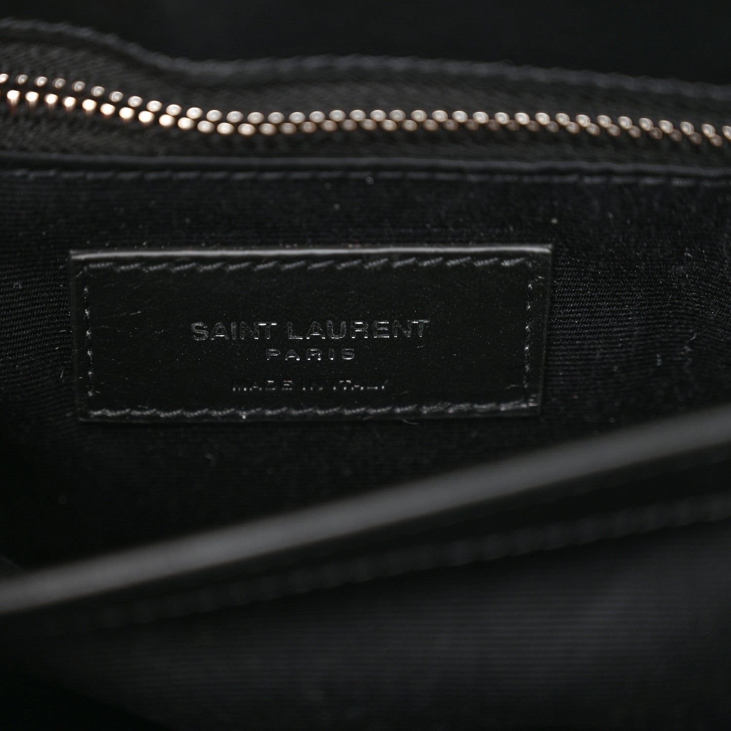 Saint Laurent Calfskin Y Quilted Monogram Toy Loulou Crossbody Bag Black 6 of 10