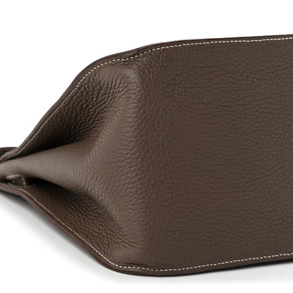 Hermes Taurillon Clemence Jypsiere 34 Etoupe 9 of 11
