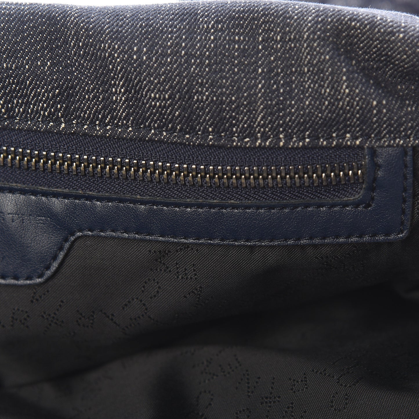 Denim Quilted Small Falabella Tote