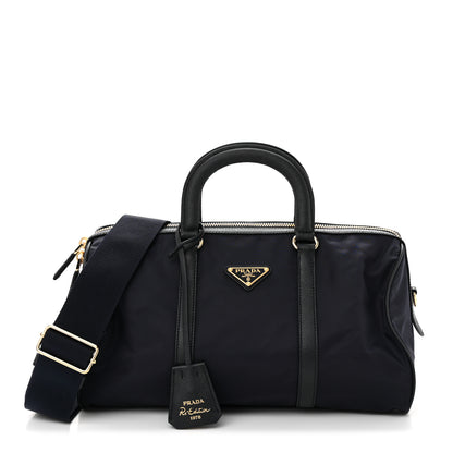 Prada Re-Nylon Saffiano Medium Re-Edition 1978 Top Handle Bag Bleu 1 of 9
