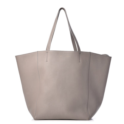 Celine Soft Grained Calfskin Medium Horizontal Cabas Phantom Grey 1 of 11