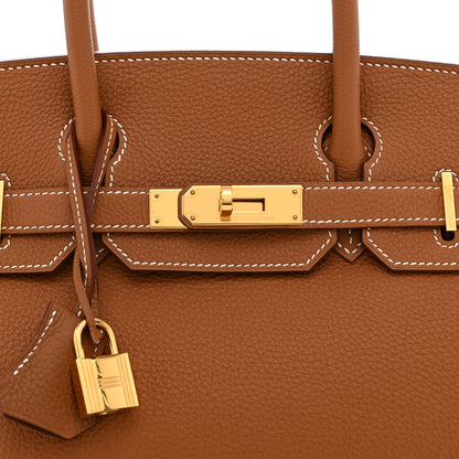 Hermes Togo Birkin 30 Gold 7 of 10
