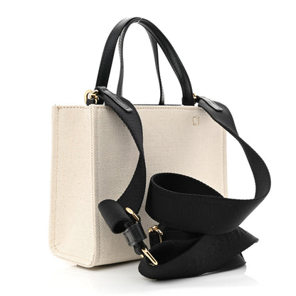Givenchy Canvas Mini G-Tote Beige Black 3 of 9