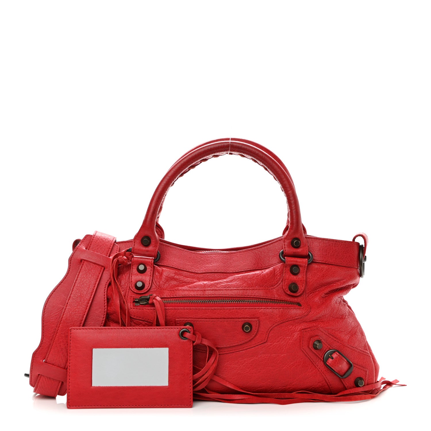 Balenciaga Agneau Classic Hardware First Rouge Coquelicot 1 of 11