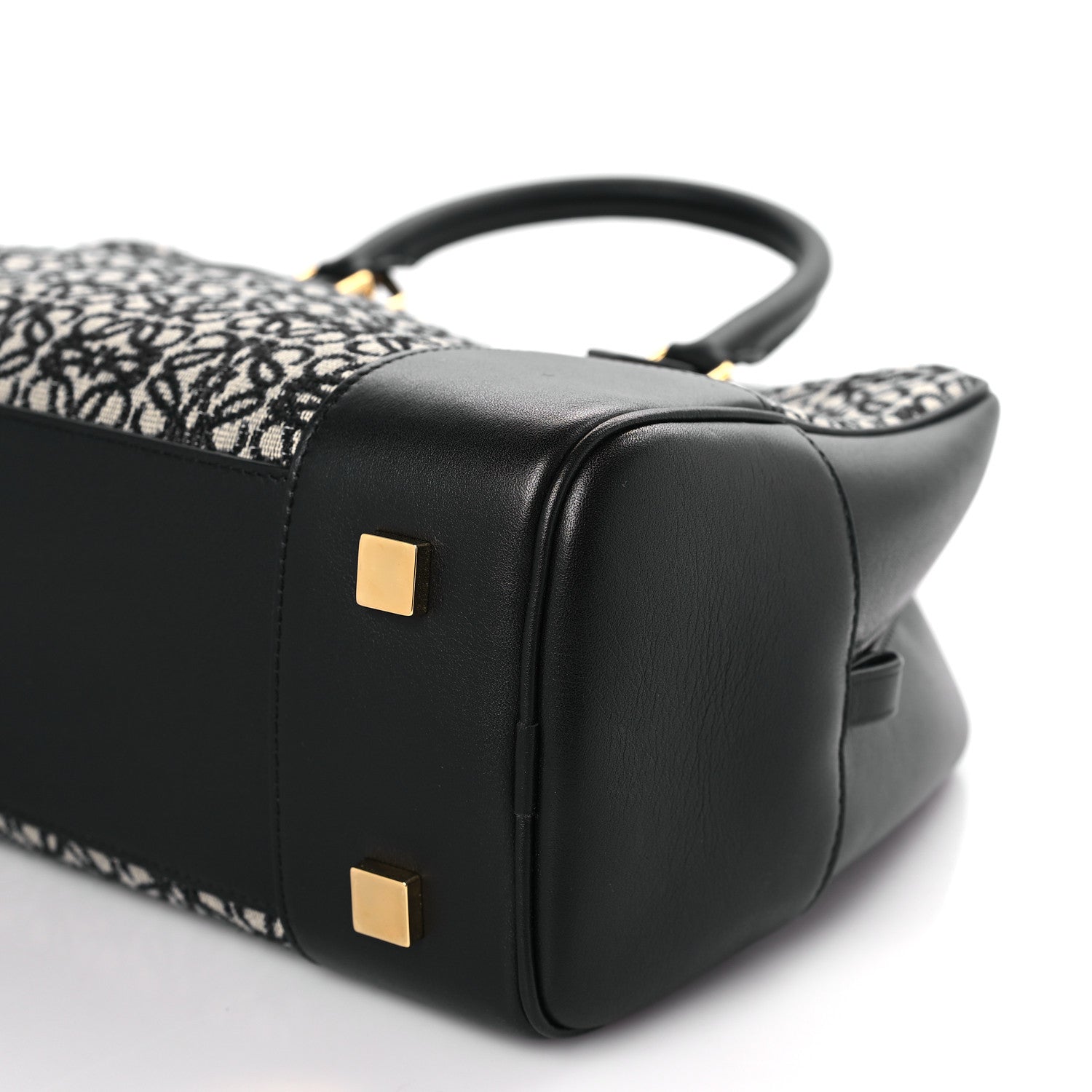 Loewe Jacquard Anagram Calfskin Amazona 28 Black Navy 8 of 8