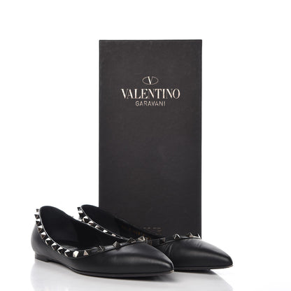Valentino Garavani Nappa Rockstud Ballerina Flats 40 Black 15 of 15