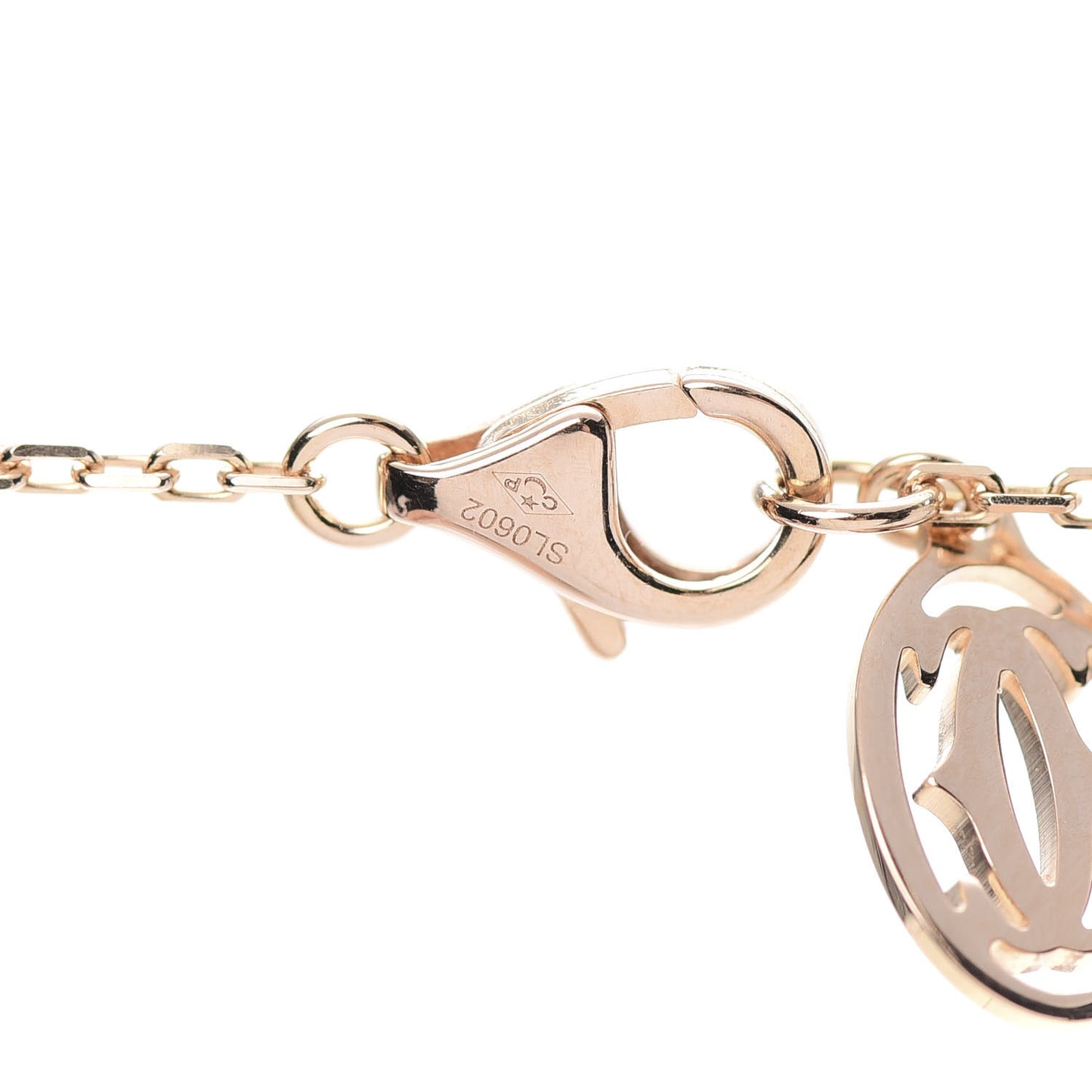 18K Pink Gold Pink Sapphire D'Amour Pendant Necklace