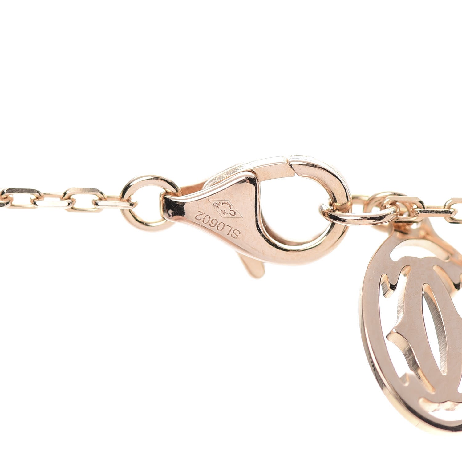 Cartier 18K Pink Gold Pink Sapphire D'Amour Pendant Necklace 6 of 7