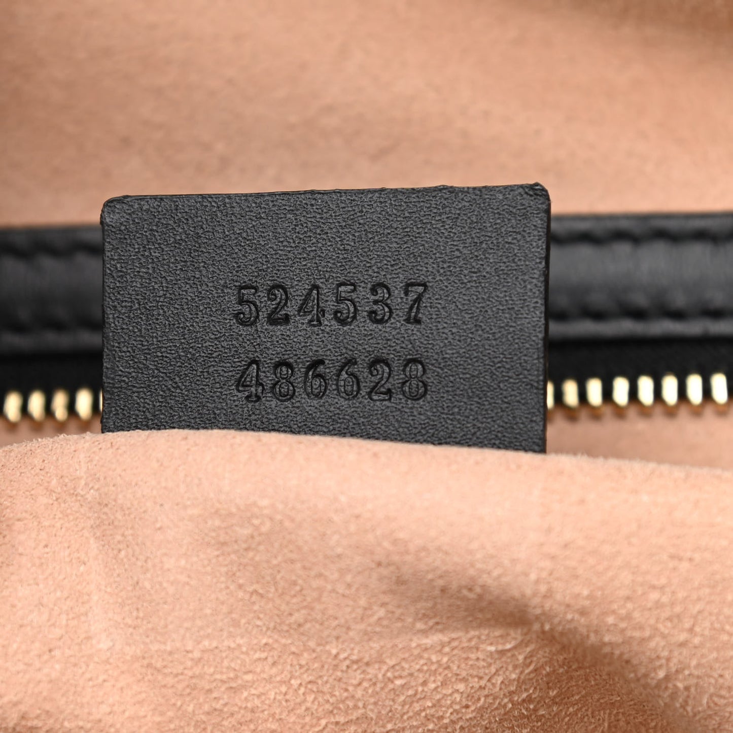 Suede Patent GG Web Medium Ophidia Tote Bag Black