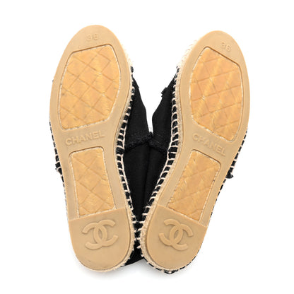 Chanel Toile CC Espadrilles 36 Black 5 of 8