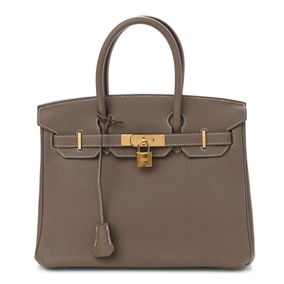 Hermes Togo Birkin 30 Etoupe 1 of 15