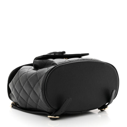 Chanel Caviar Quilted Backpack Bag Black 4 of 10