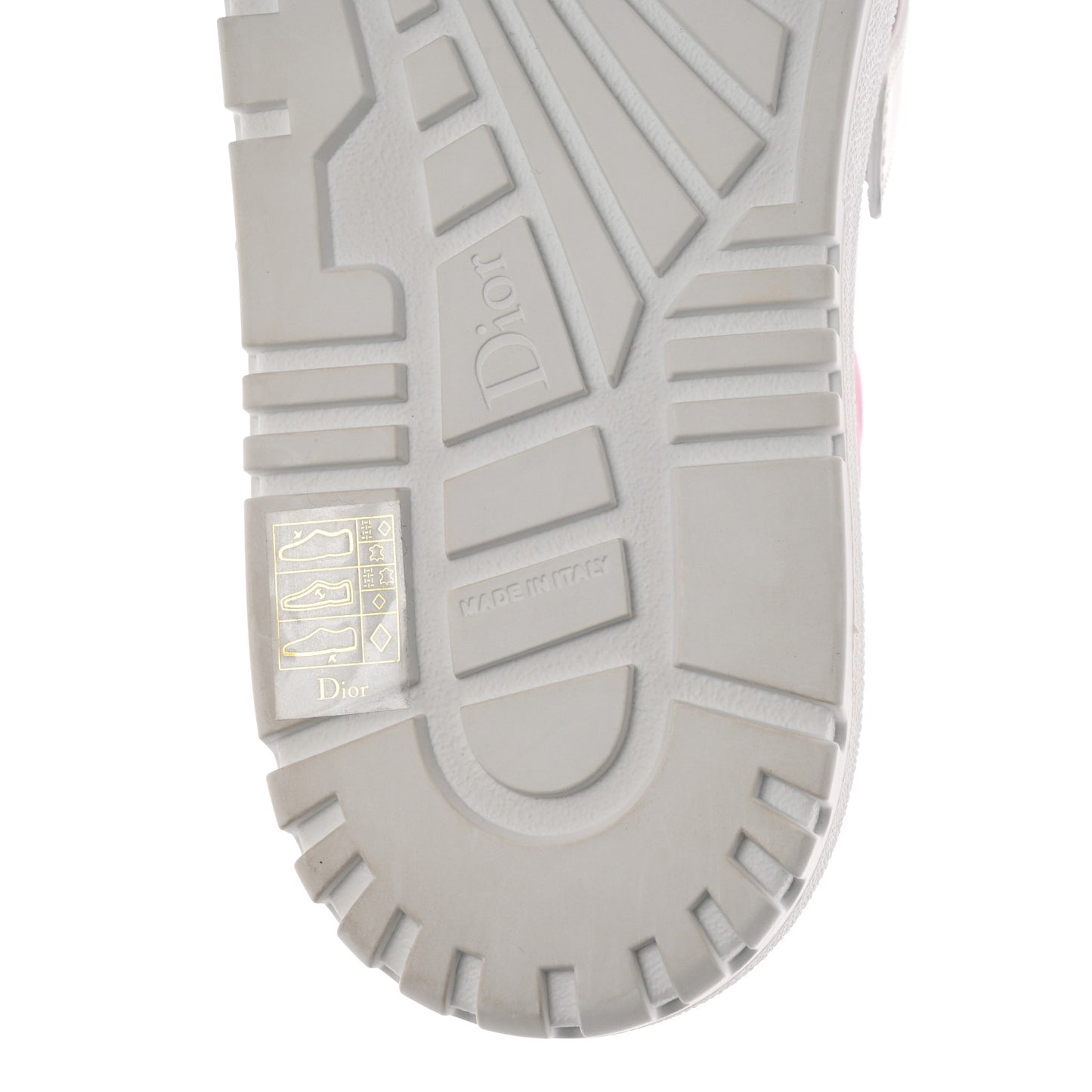 Reflective Fabric Shaded Dior-ID Platform Sneakers 39 Raspberry