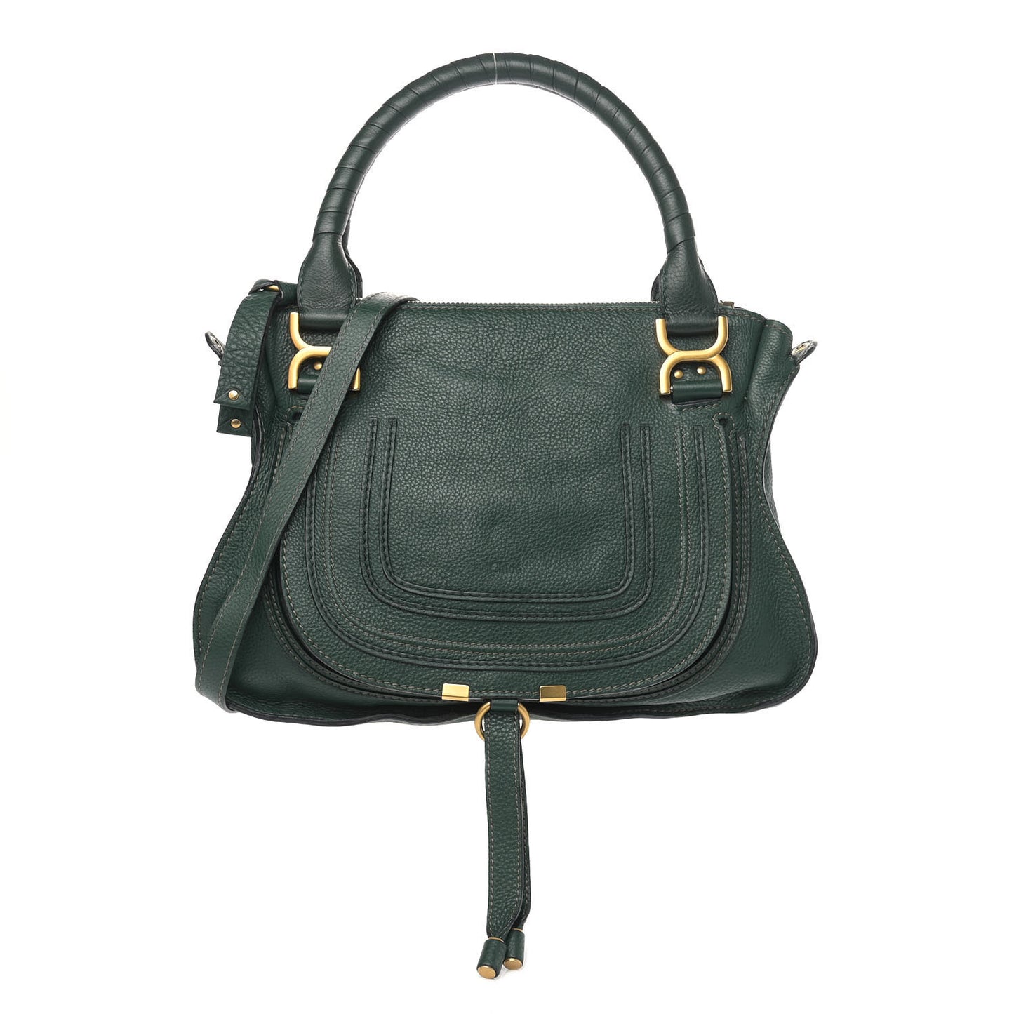Calfskin Medium Marcie Satchel Epicea