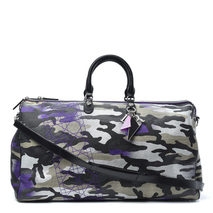 Christian Dior Canvas Camouflage Anselm Reyle Duffle 1 of 8