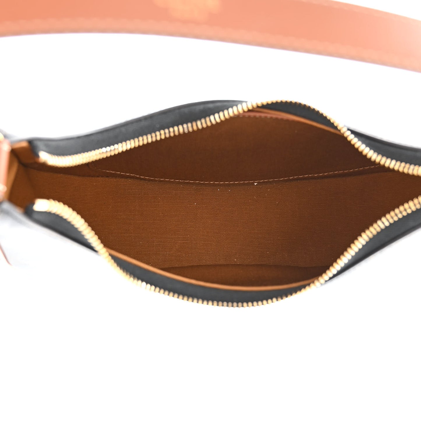Triomphe Canvas Calfskin Ava Shoulder Bag Tan