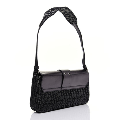 Christian Dior Metallic Monogram Street Chic Shoulder Bag Black 3 of 13