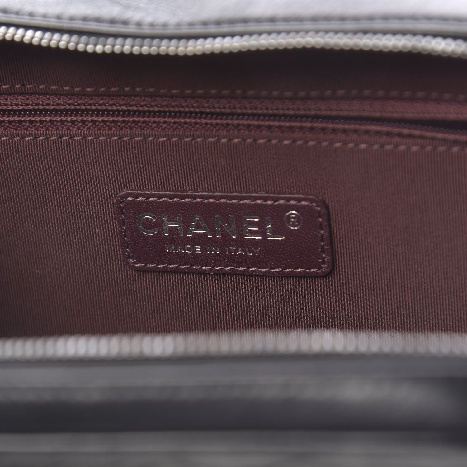 Chanel Glazed Calfskin Small Coco Boy Camera Case Black 7 of 12