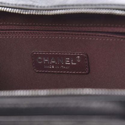 Chanel Glazed Calfskin Small Coco Boy Camera Case Black 7 of 12