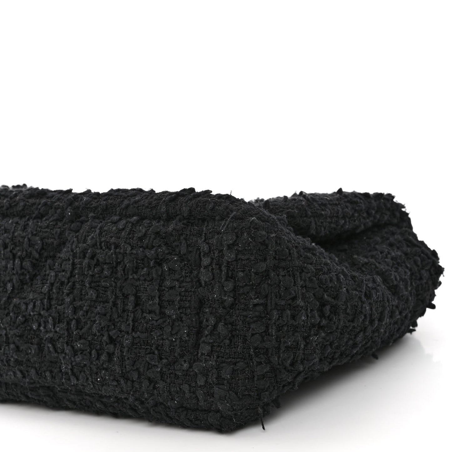 Tweed Quilted Medium Chanel 19 Flap Black