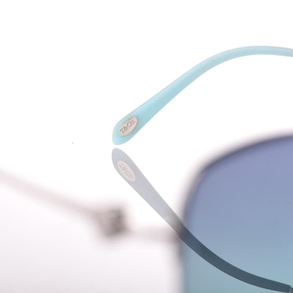Tiffany TF3021 6002/9S Sunglasses Silver Blue 7 of 8