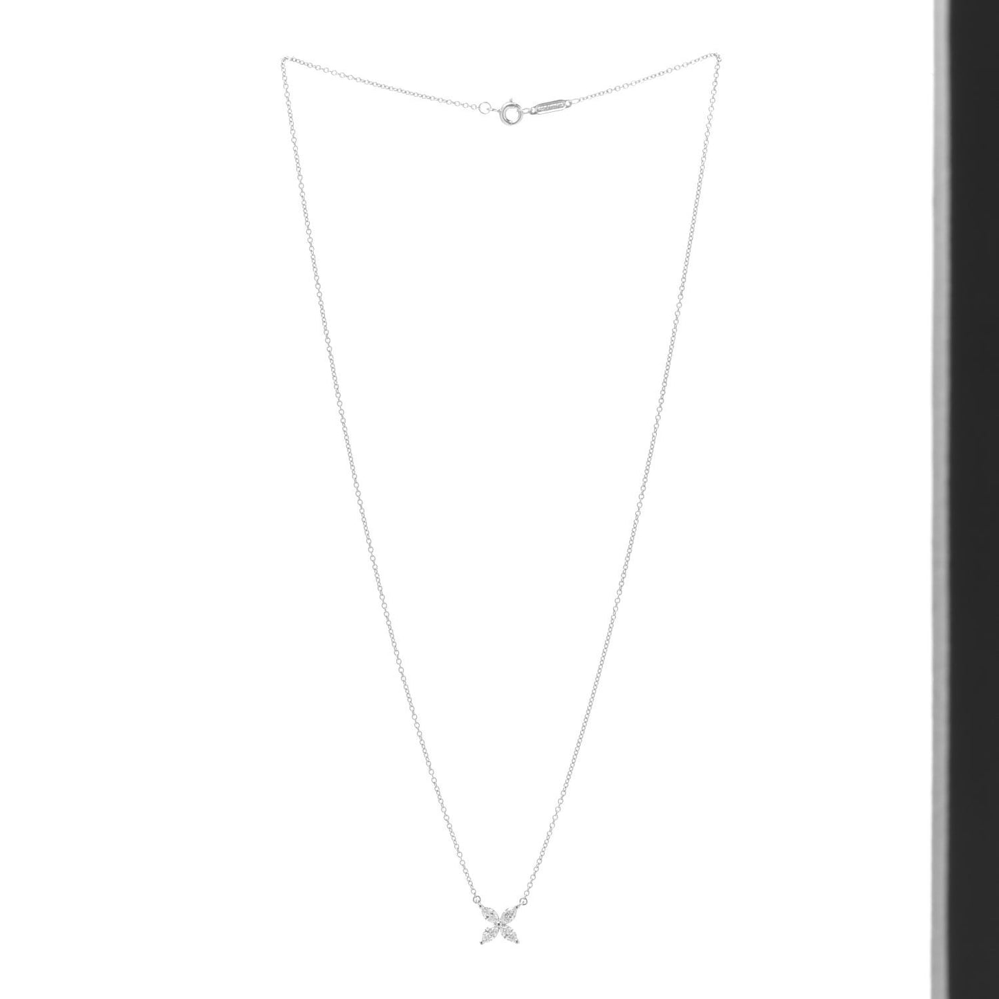 Platinum Diamond Small Victoria Necklace