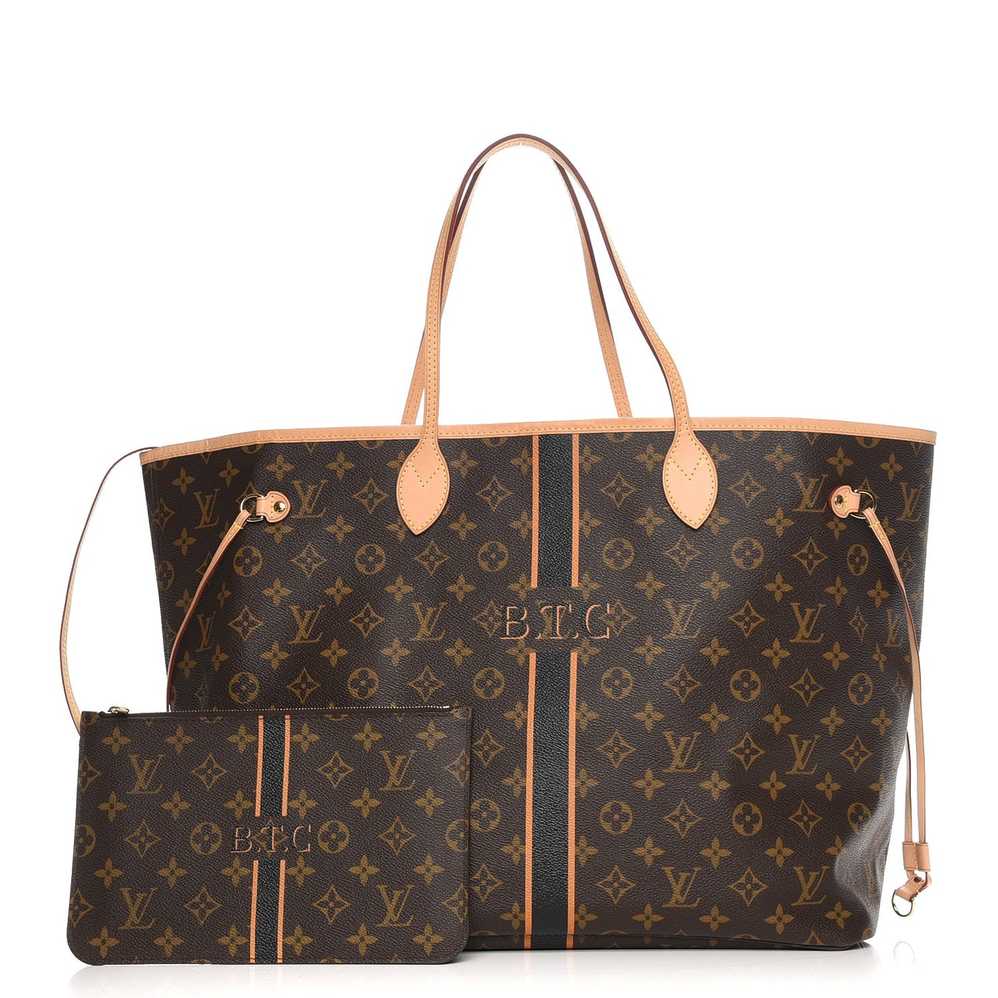 Monogram My LV Heritage Neverfull GM Orange Black