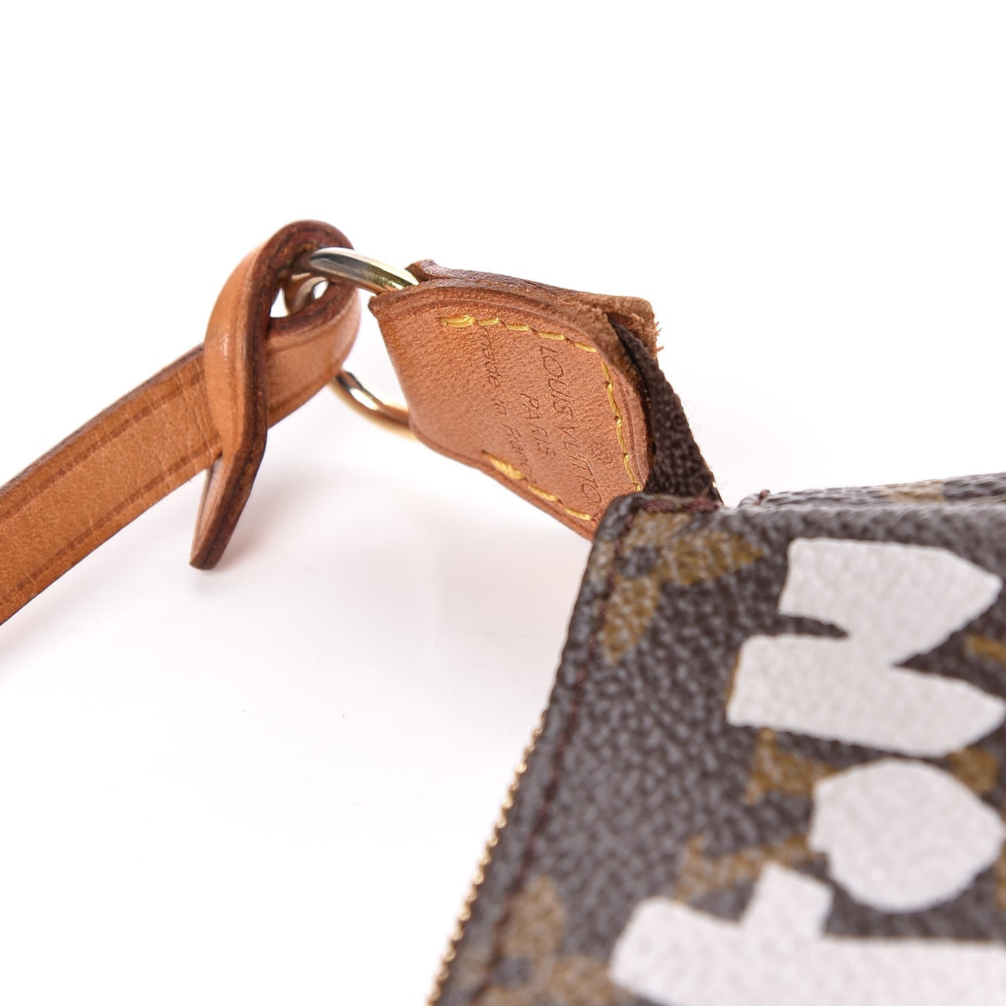 Monogram Graffiti Pochette Accessories Silver