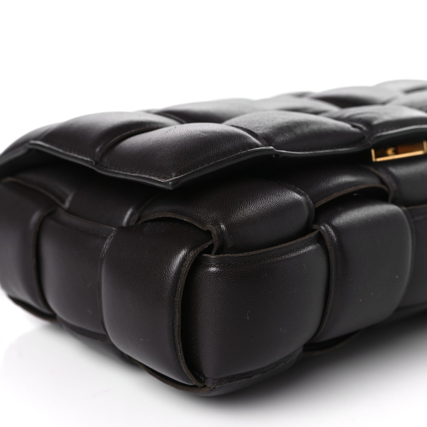 Bottega Veneta Nappa Maxi Intreccio Padded Cassette Crossbody Bag Fondente 8 of 9