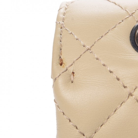 Chanel Calfskin Quilted In the Business Flap Bag Beige Clair 9 of 10