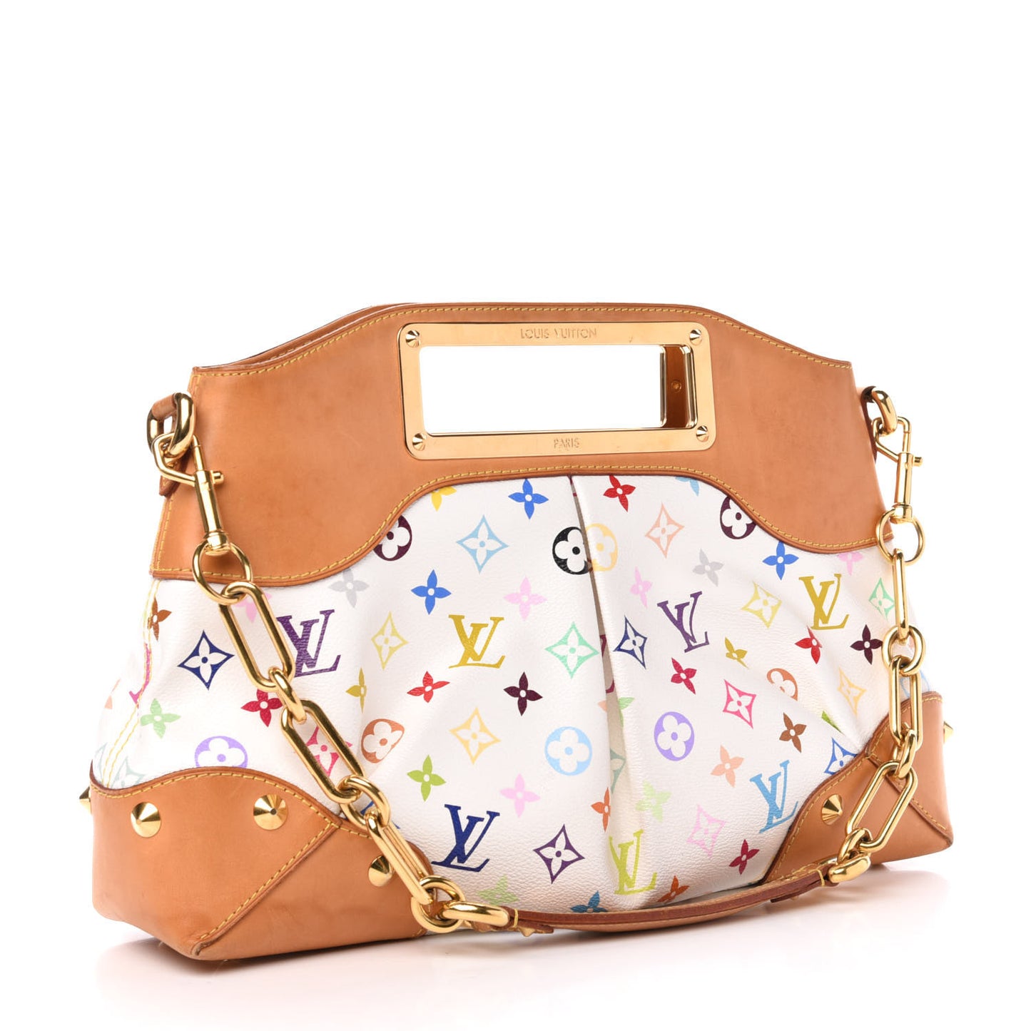 Monogram Multicolor Judy MM White