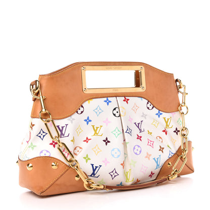 Louis Vuitton Monogram Multicolor Judy MM White 3 of 9