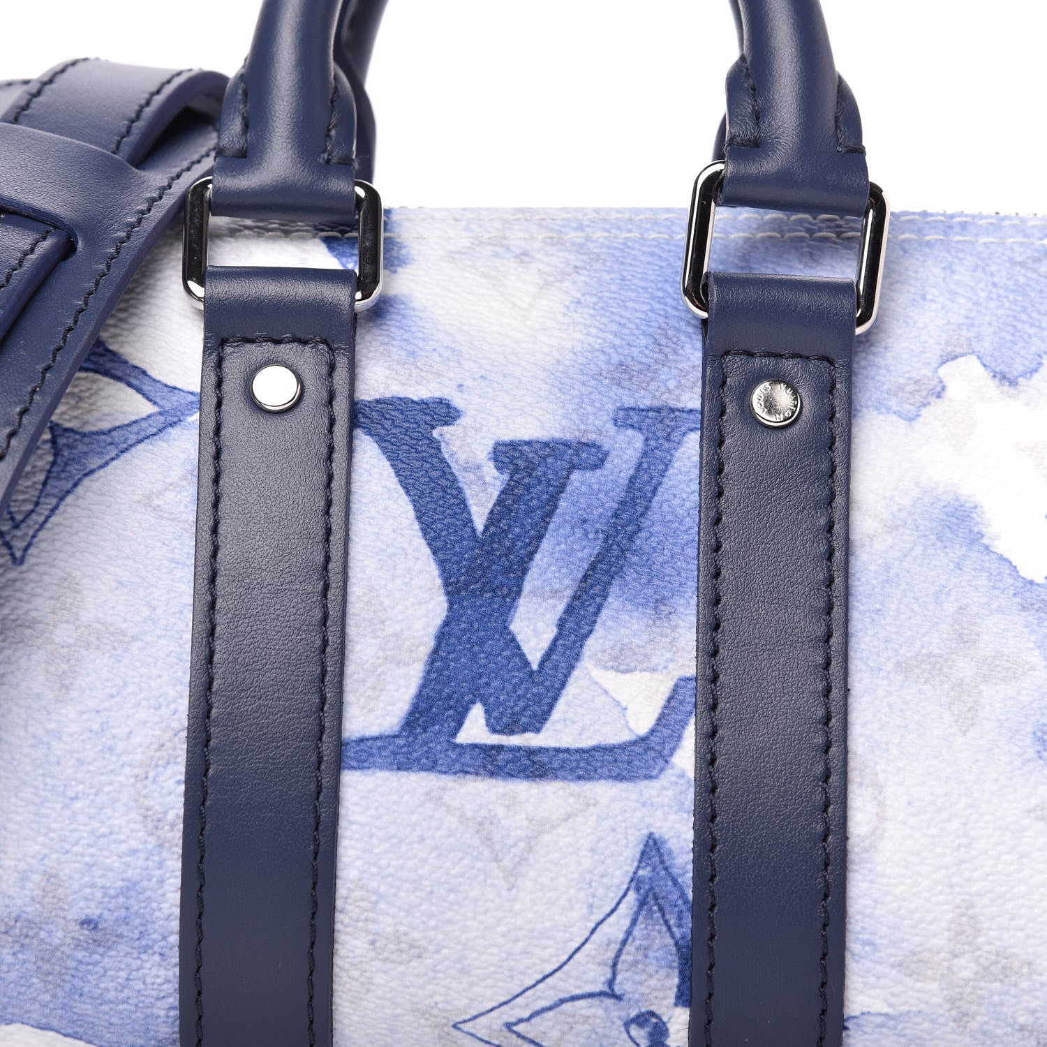 Louis Vuitton Monogram Watercolor Keepall XS Blue 10 of 11