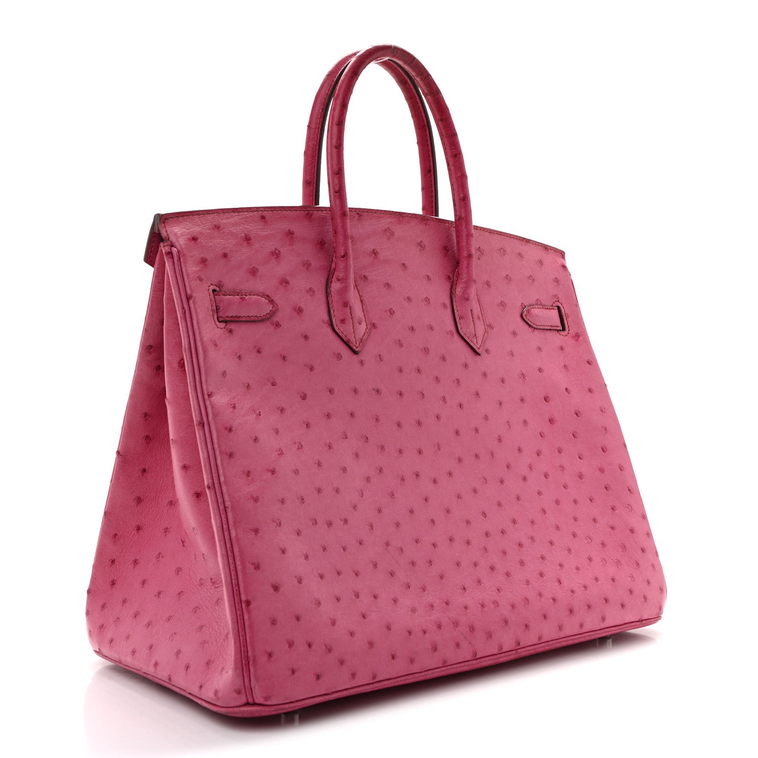 Hermes Ostrich Birkin 35 Fuchsia 3 of 17