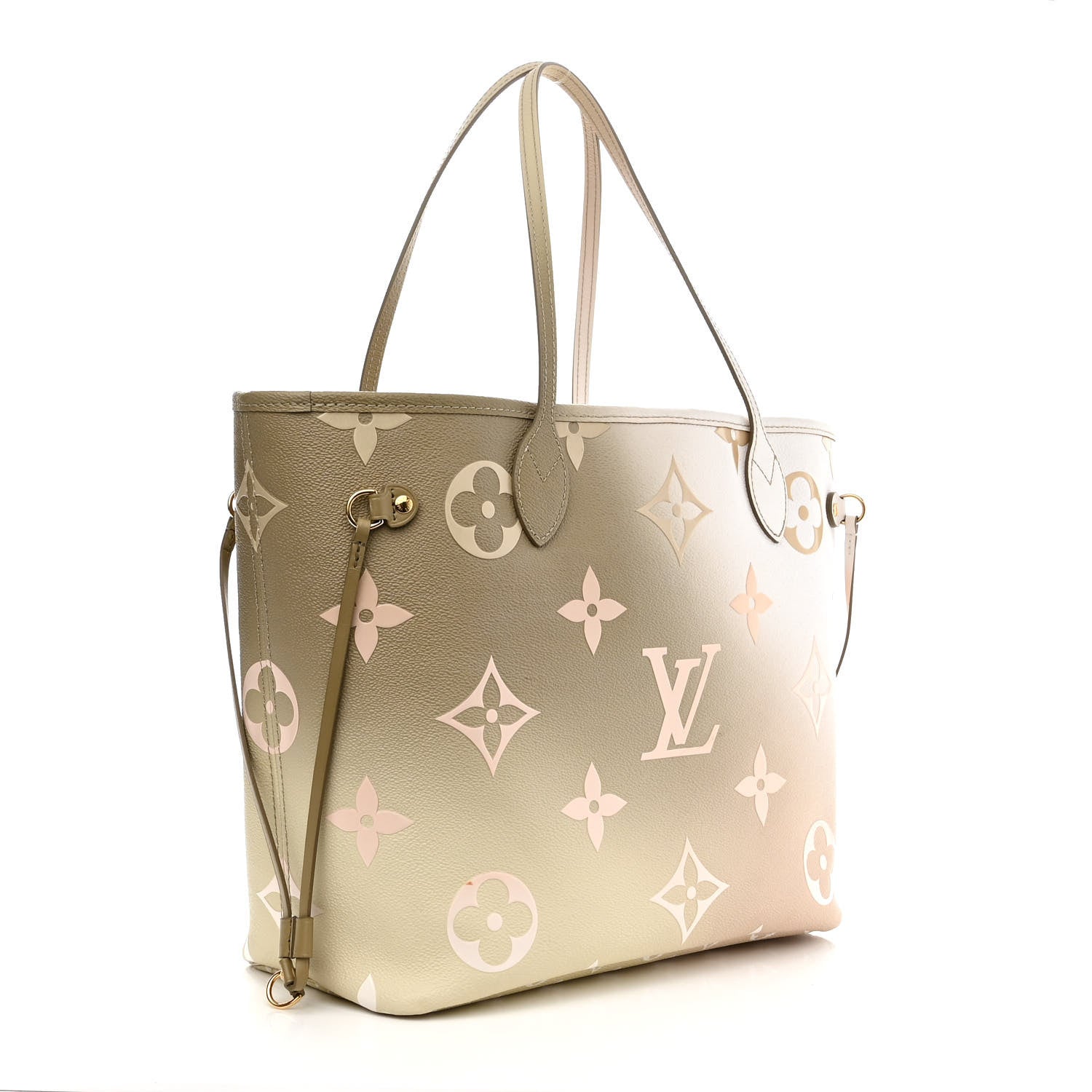 Louis Vuitton Monogram Giant Spring In The City Neverfull MM Sunset Kaki 3 of 9
