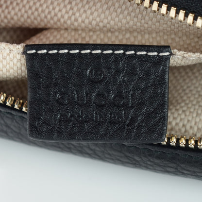 Gucci Pebbled Calfskin Small Soho Disco Bag Black 6 of 7