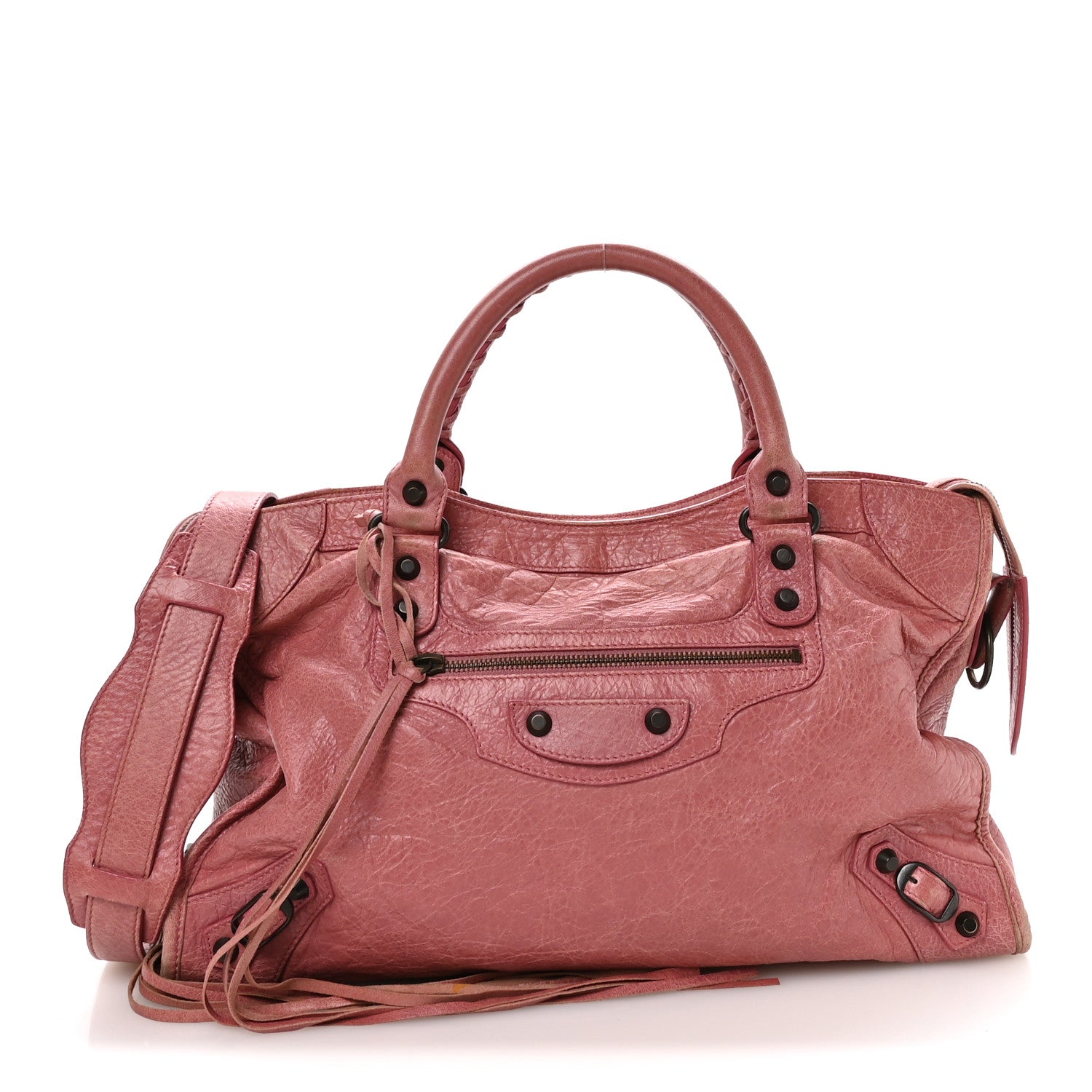 Balenciaga Agneau Classic Hardware City Rose Bruyere 1 of 11