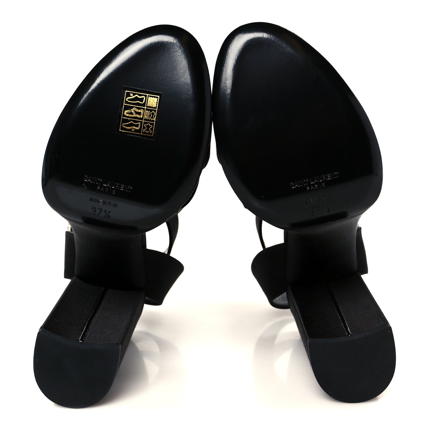 Raso Regale Jota 85 Heaven Platform Sandals 37.5 Black