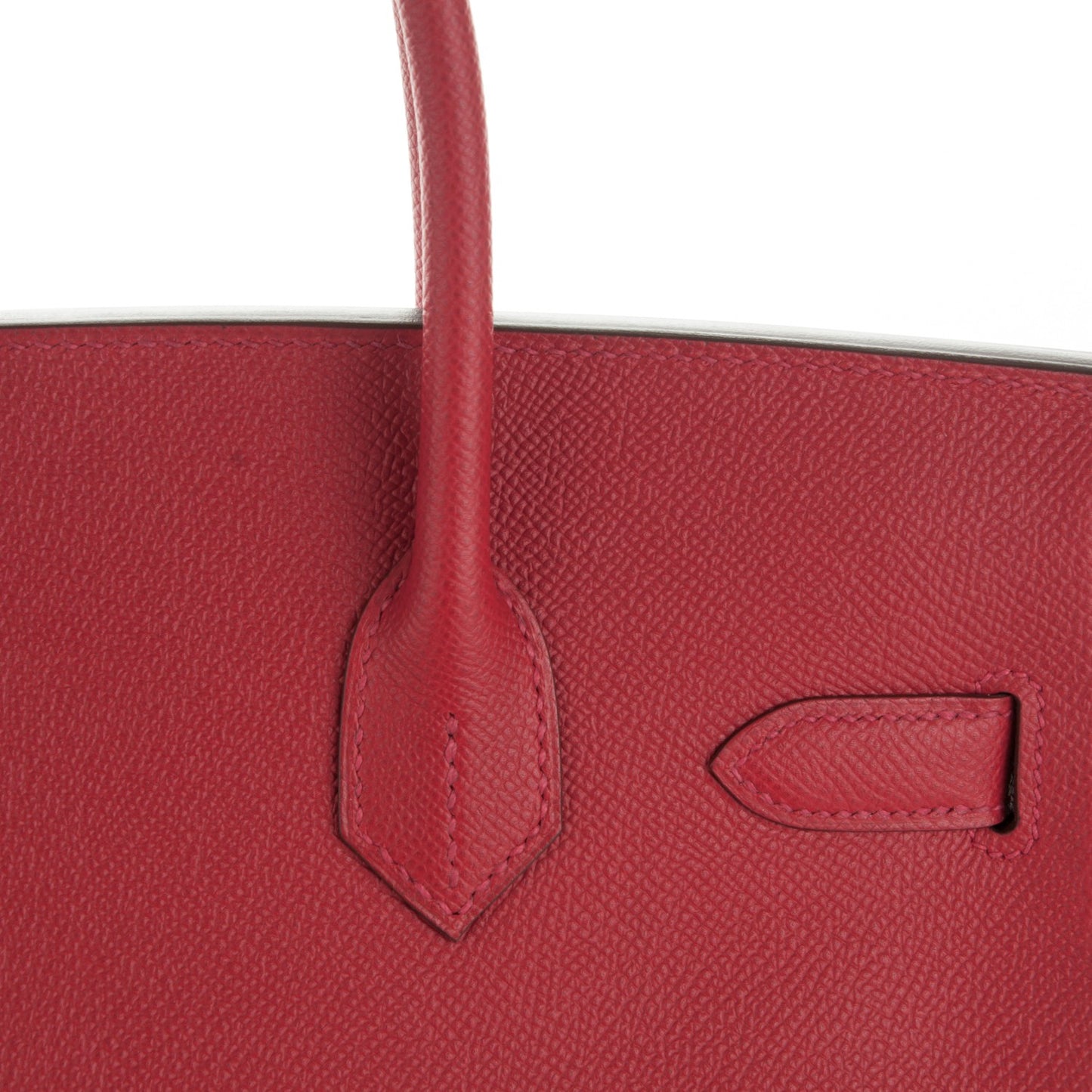 Epsom Birkin 30 Rouge Casaque