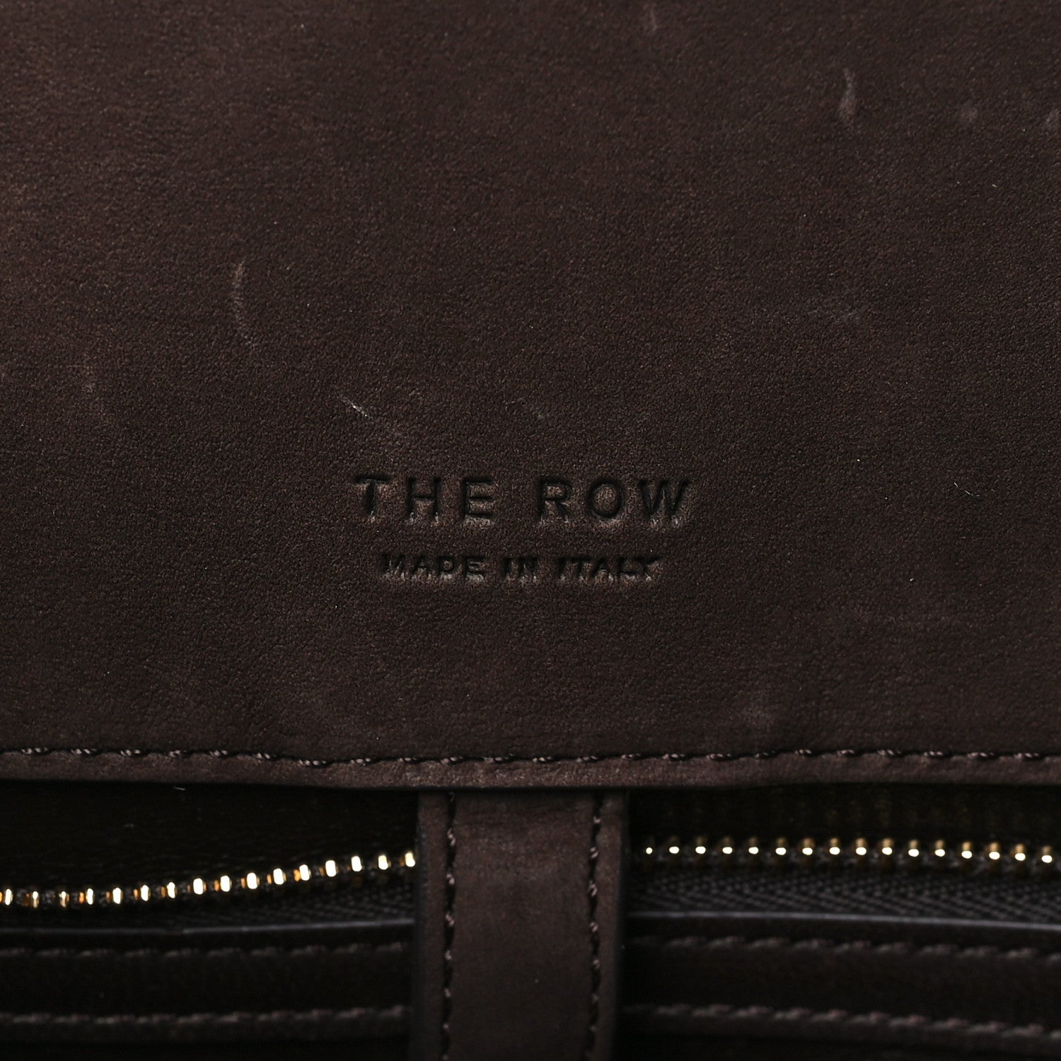 The Row Nubuck Margaux Shoulder 12 Dark Mocha 6 of 9