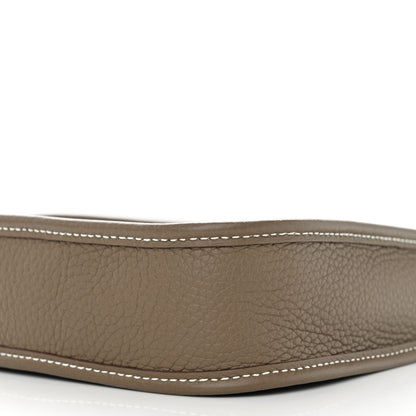 Hermes Taurillon Clemence Amazone Evelyne TPM Etoupe Bleu Indigo 10 of 12