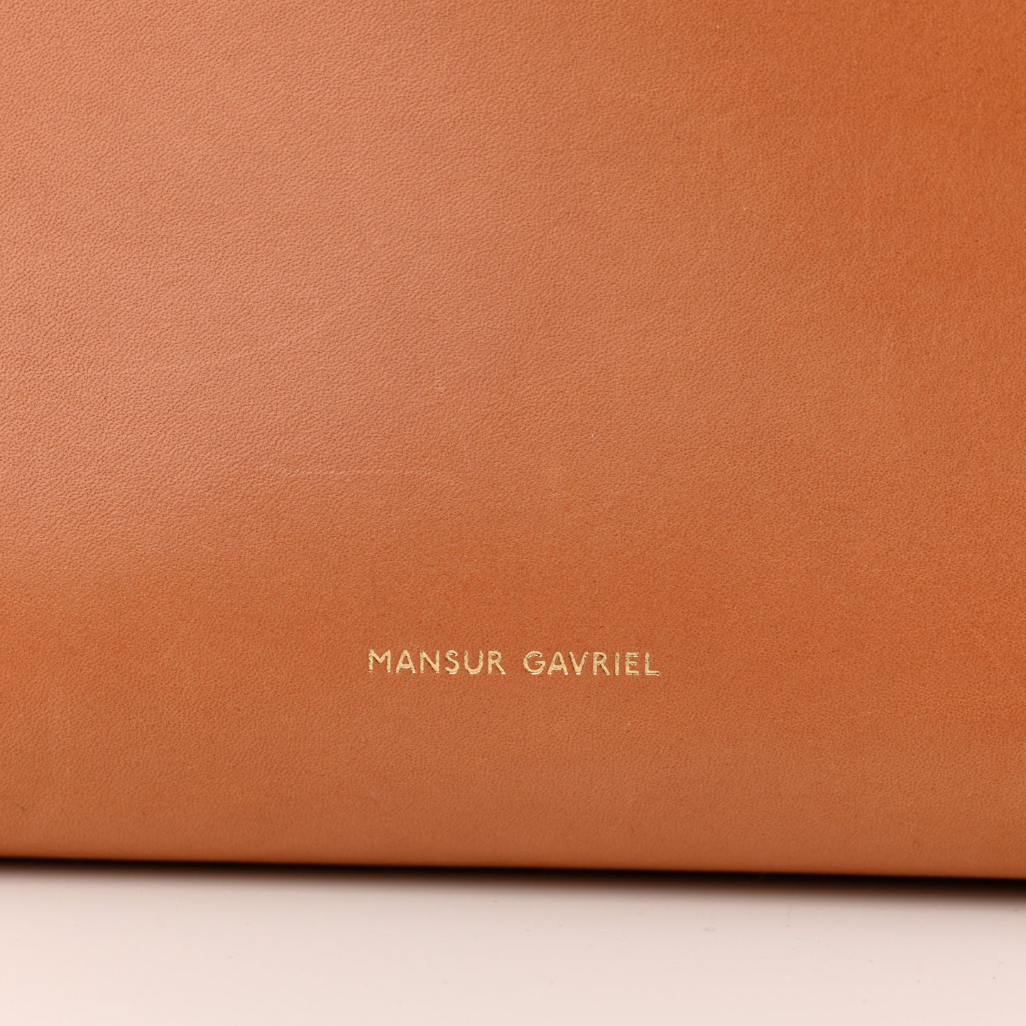 Vegetable Tanned Calfskin Large Shopping Bag Camello Argento