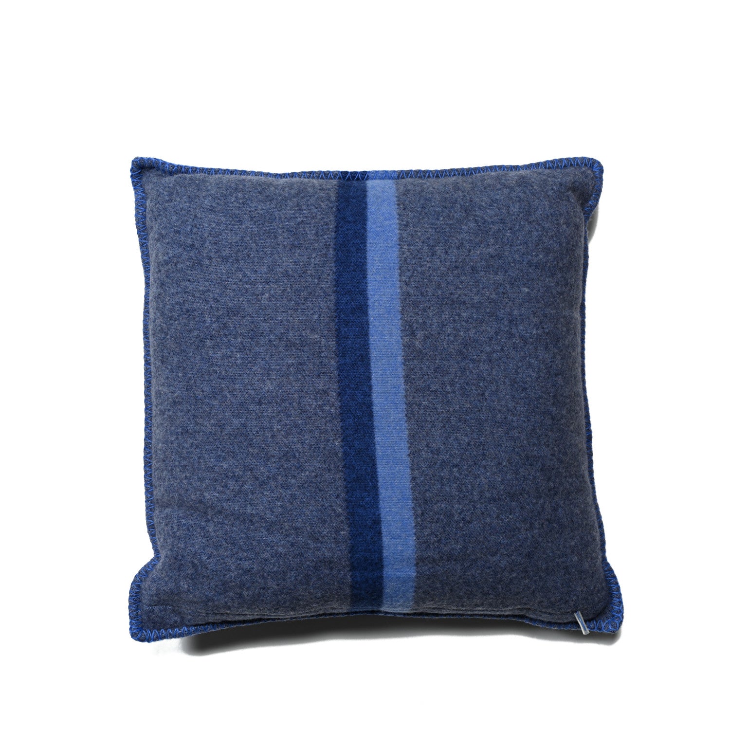 Louis Vuitton Wool Cashmere Cushion Pillow Blue Gray 2 of 3